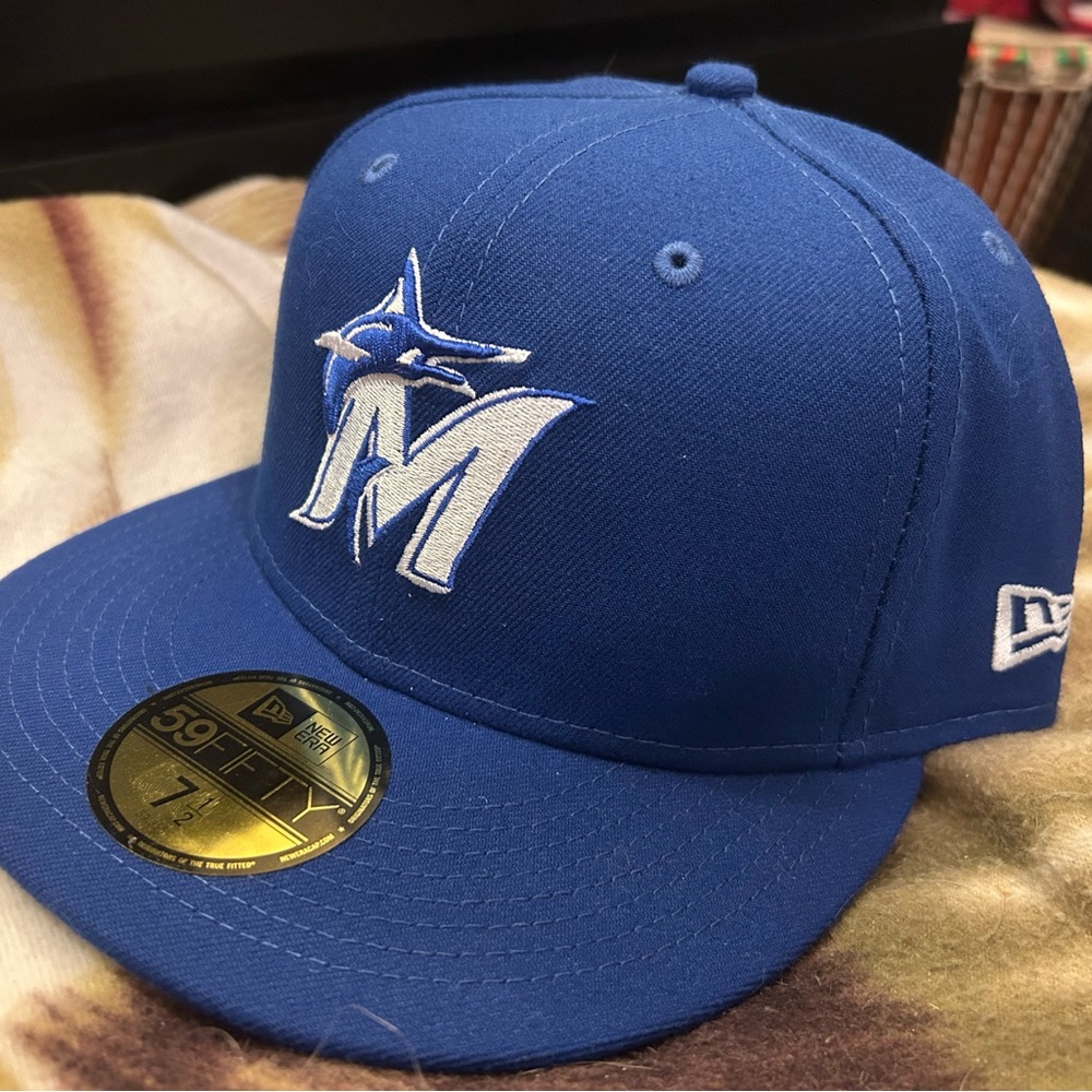 New Era 59Fifty 7 1/2 Miami Marlins Lids Exclusive